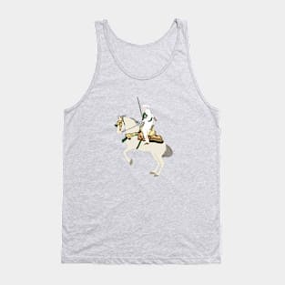 Moroccan Horse with His Saddle - Tbourida - Moroccan Equestrian Art Tank Top